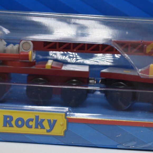 Rocky and Front and Back Cars Learning Curve Thomas & Friends Wooden Railway New - Picture 6 of 10